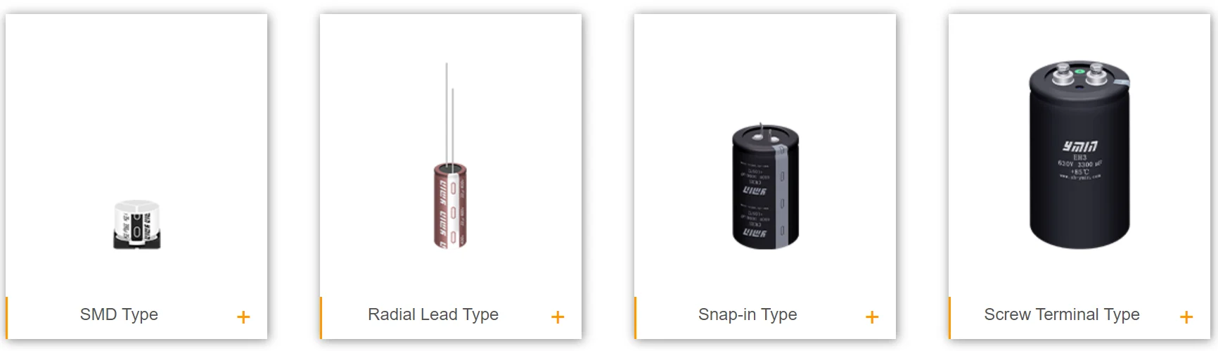 SMD Type Conductive Polymer Aluminum Solid Electrolytic Capacitors